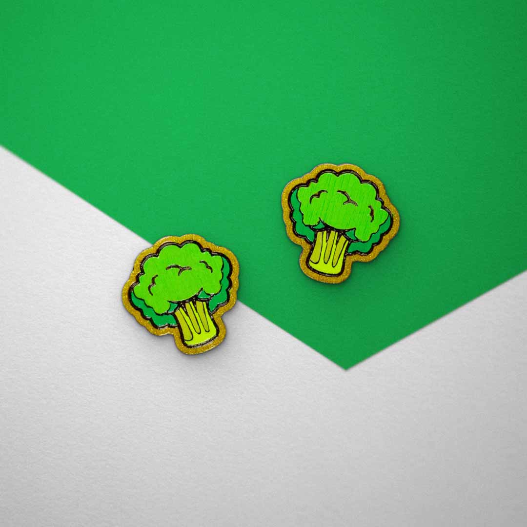 Boucles d'oreilles Brocoli