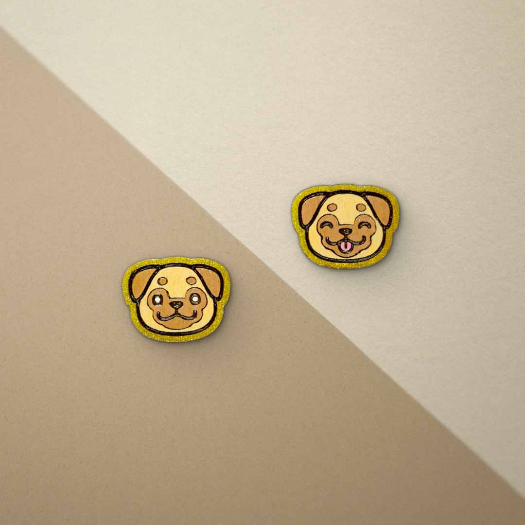 Boucles d'oreilles Bulldog