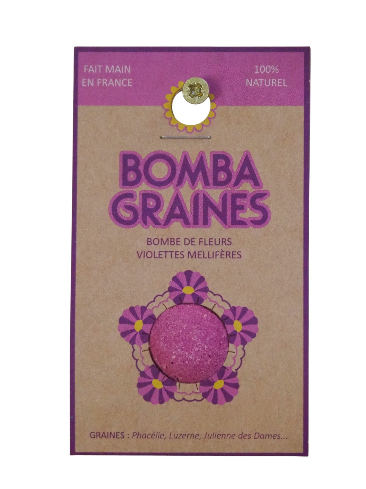 Bombe de fleurs Bombamethyste