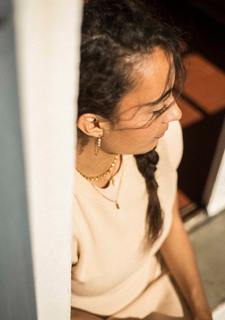 Boucles Elsa - Perles d'eau douce