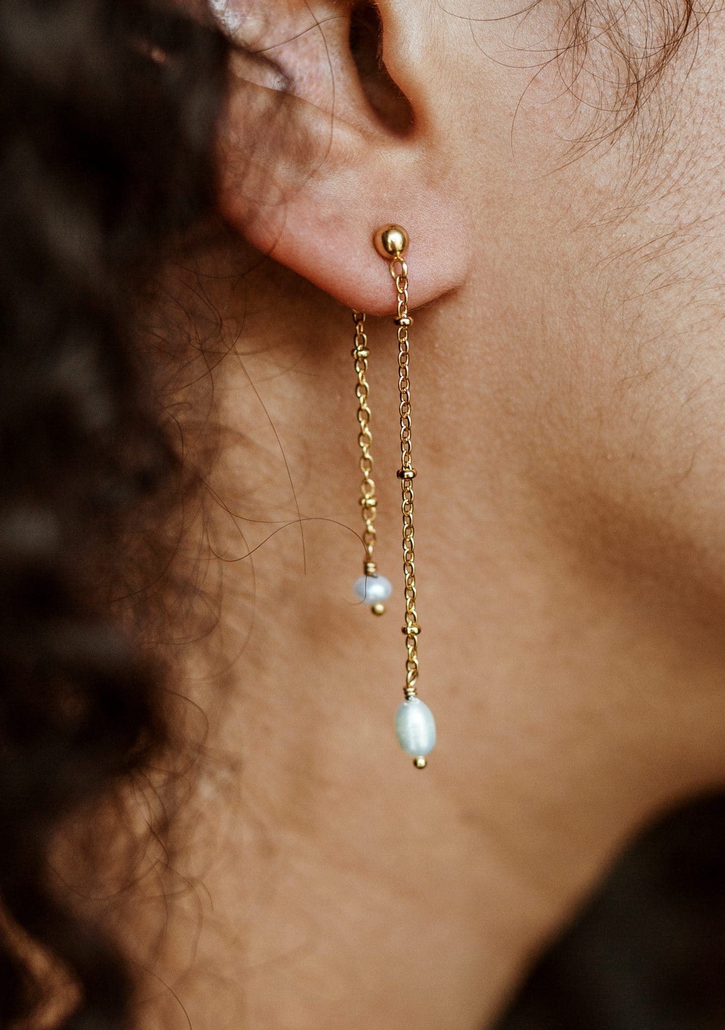 Tisha Earrings - Freshwater Pearls
