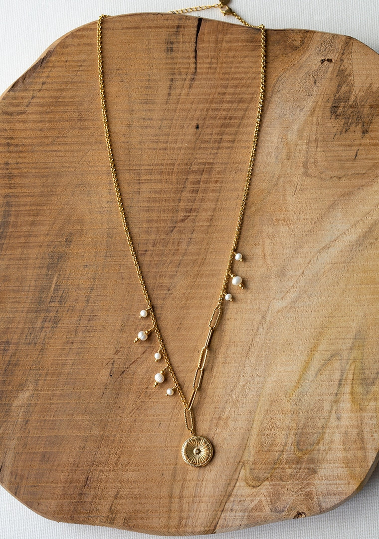 Collier Solal - Perles d'eau douce