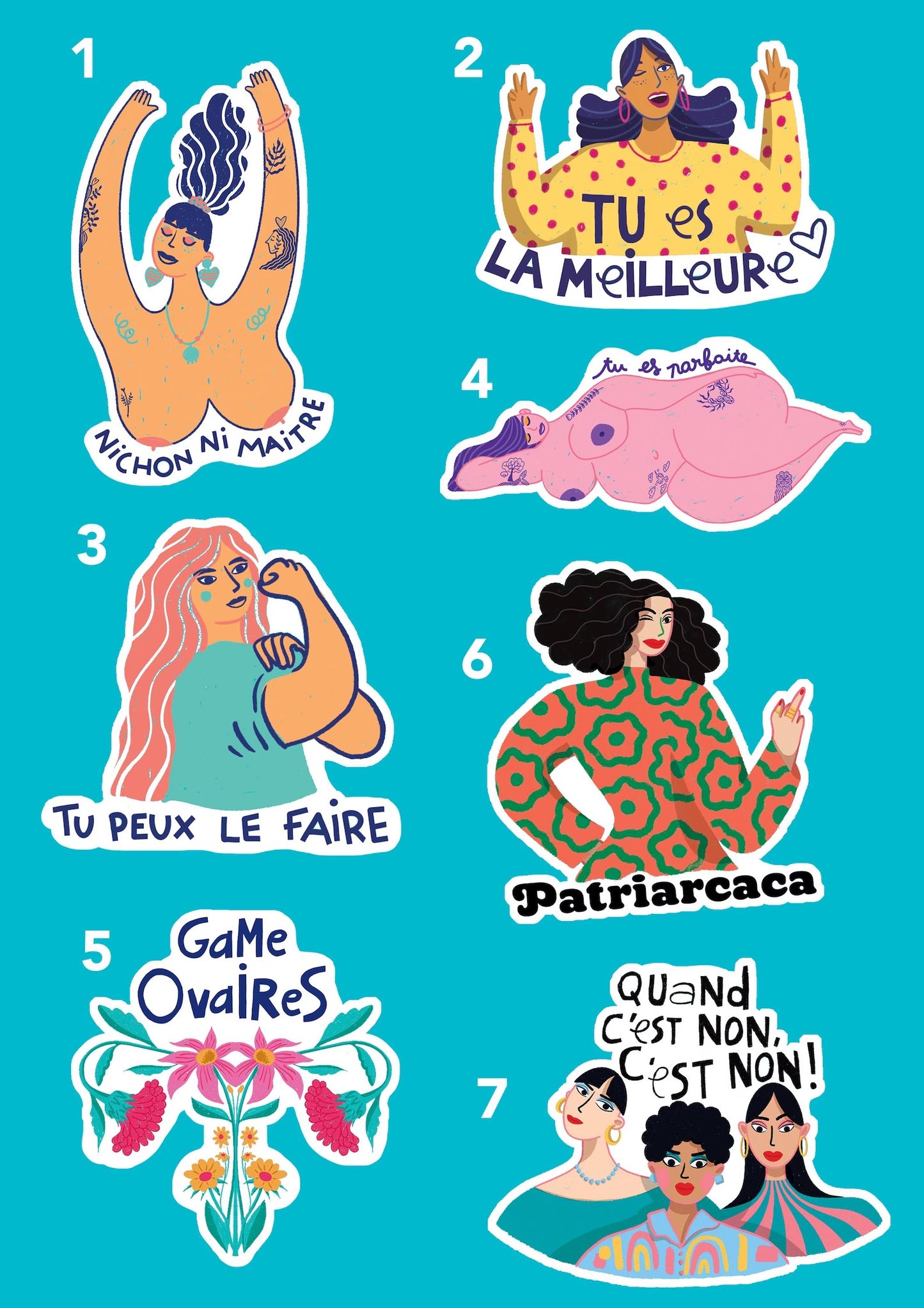 Stickers Trait Sauvage