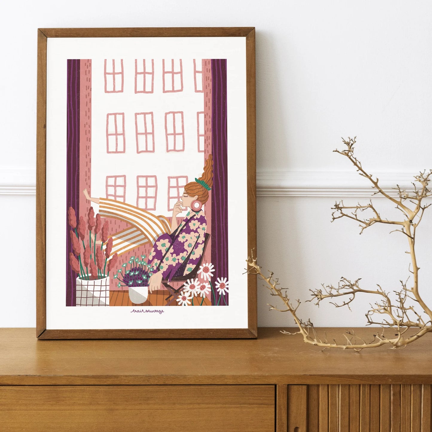 Poster Le balcon A4