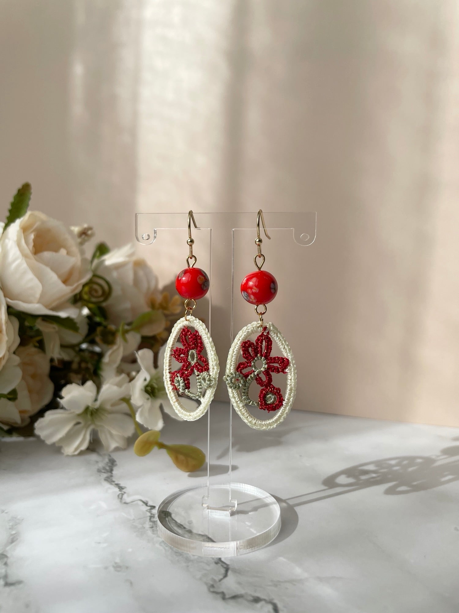 Boucles d’oreilles Hanami – Perles japonaises