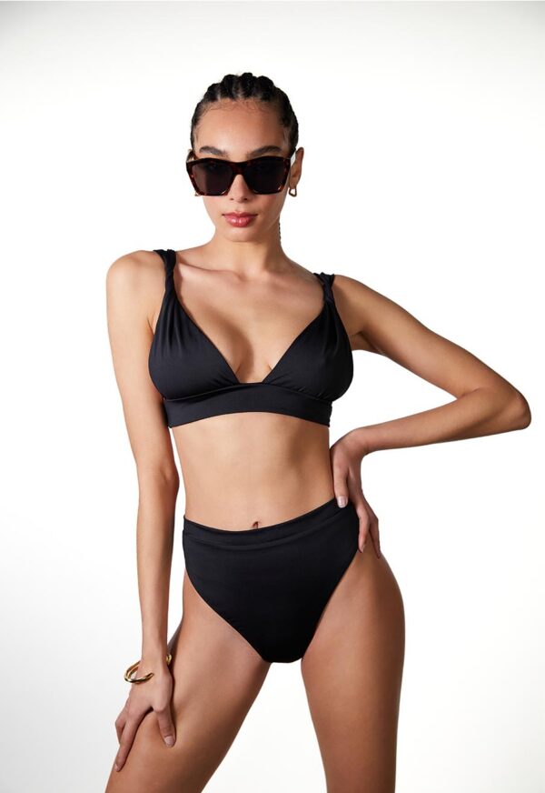 Haut Maillot Twist Noir
