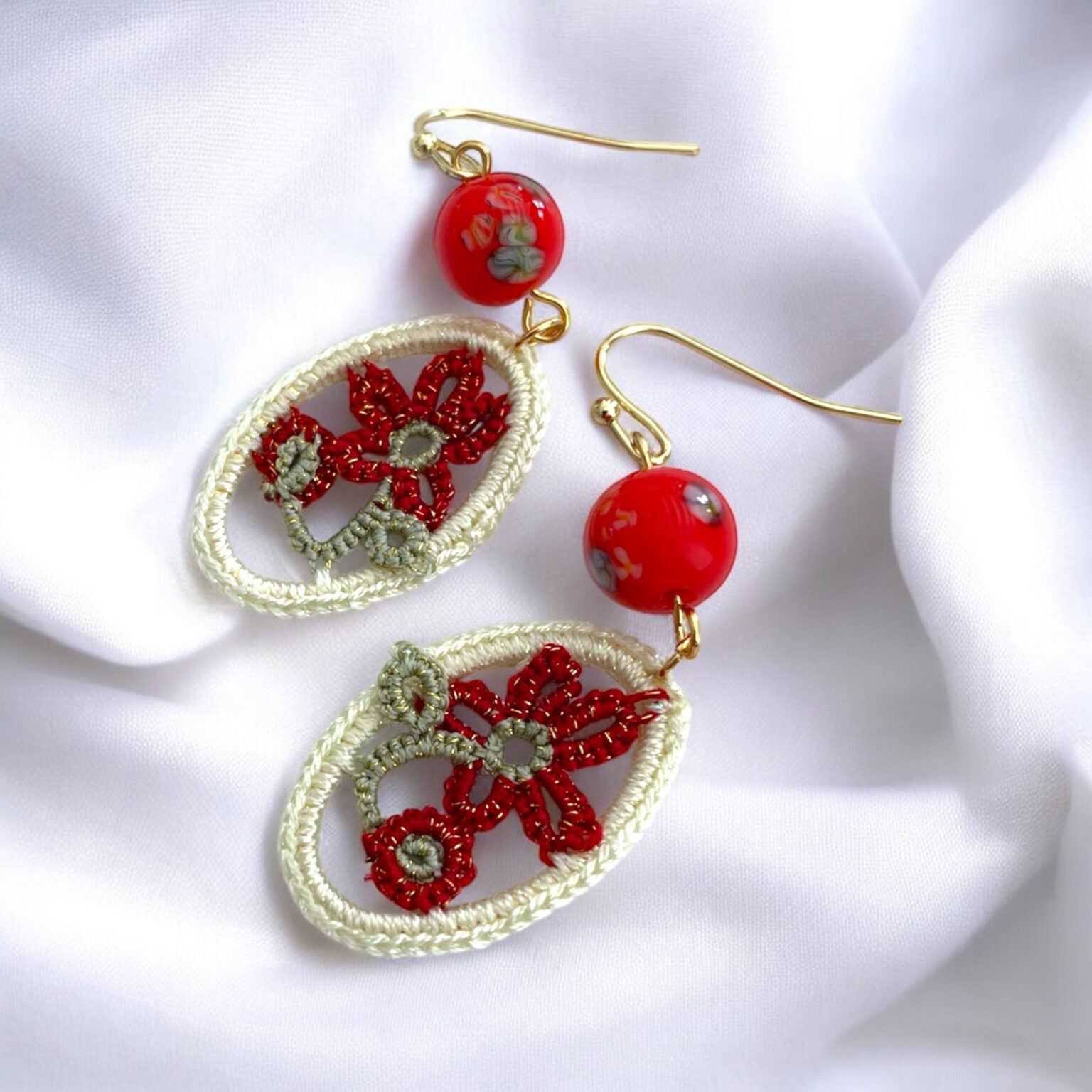 Boucles d’oreilles Hanami – Perles japonaises