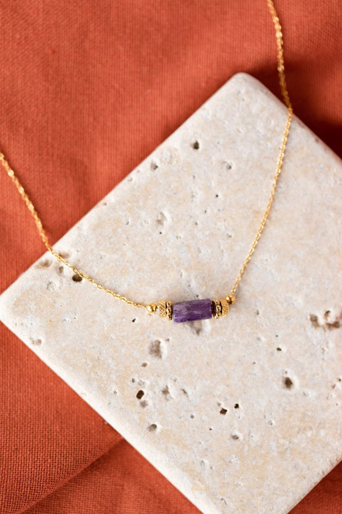 Ras de cou Layla – Améthyste