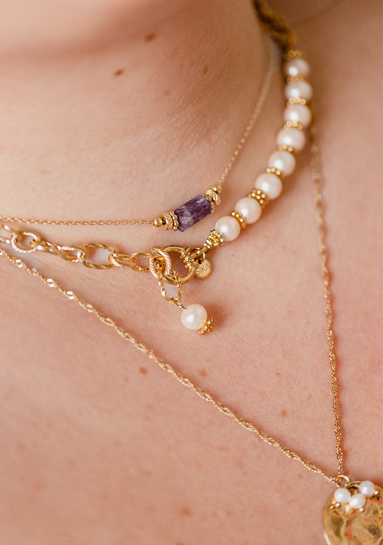 Ras de cou Layla – Améthyste