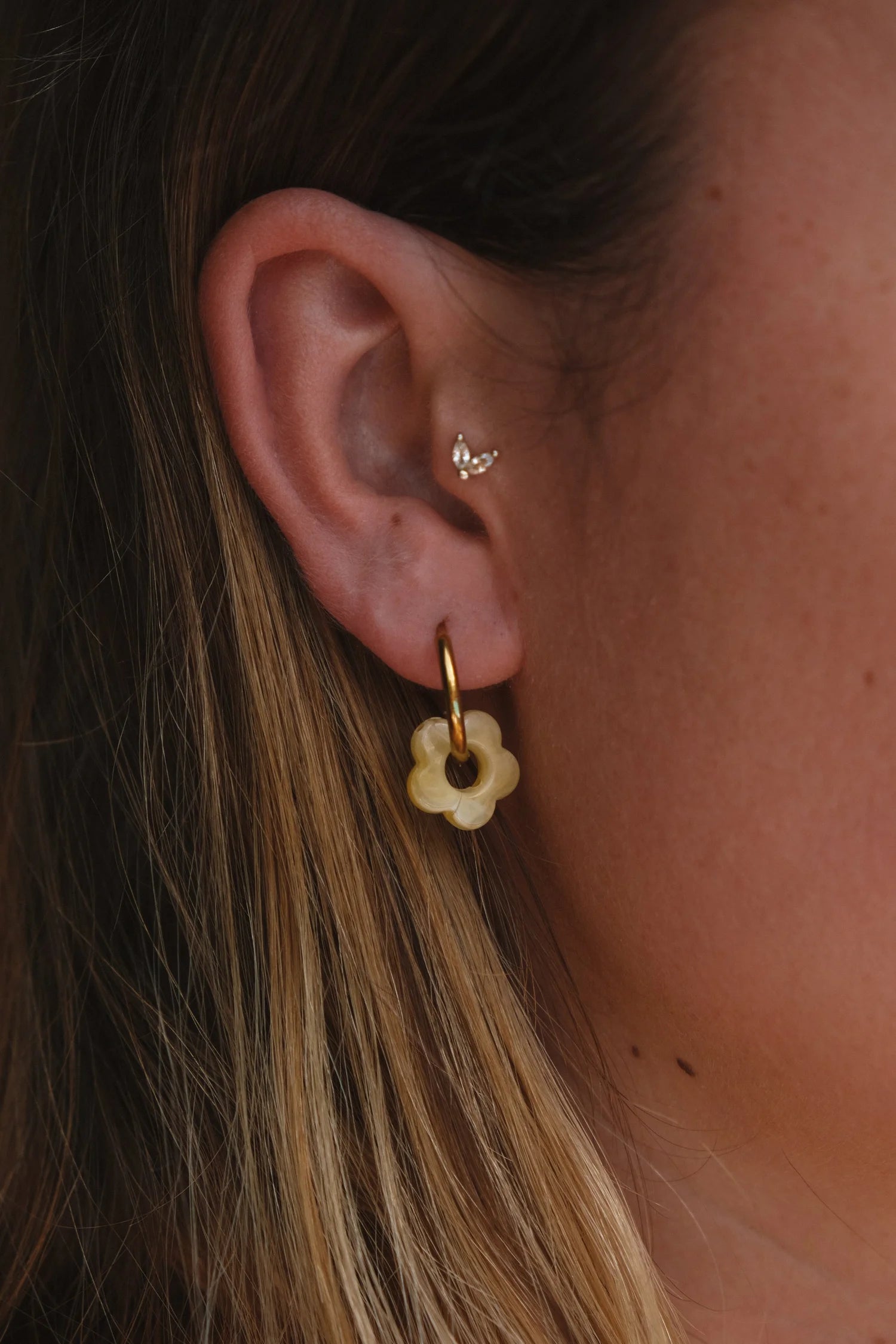 Boucles Nymphéa Jaunes