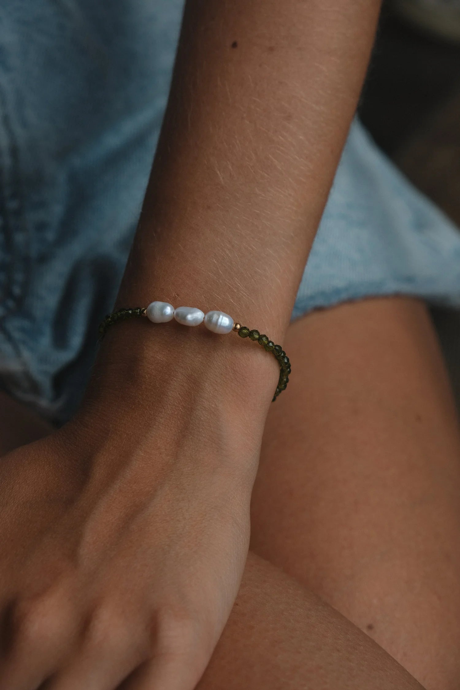 Bracelet Naïa vert