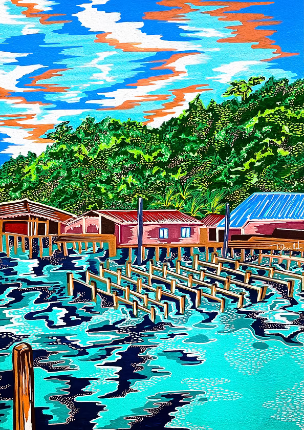 Affiche 'Fishing Village'
