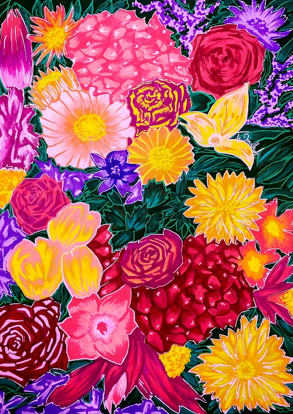 Affiche 'Fleur 3'