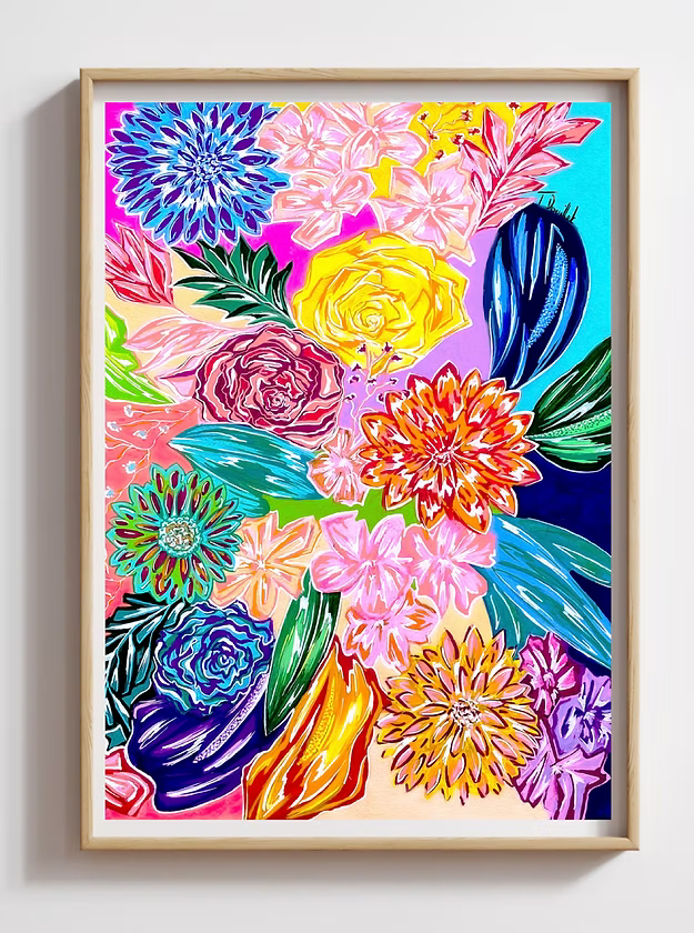 Affiche 'Fleur 2'