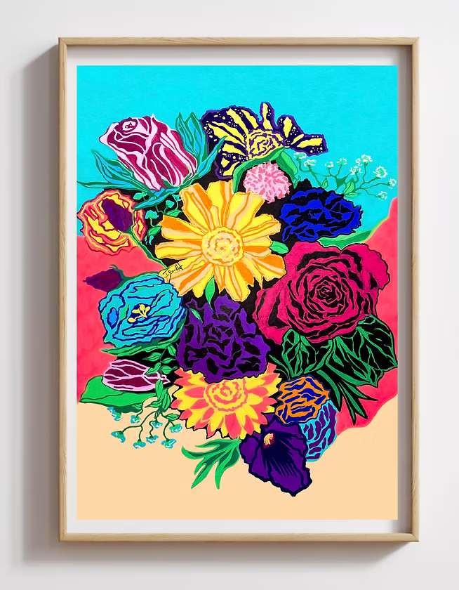 Affiche 'Fleur 1'