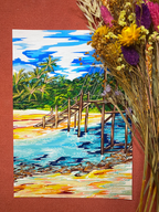 Affiche 'Bridge Beach'