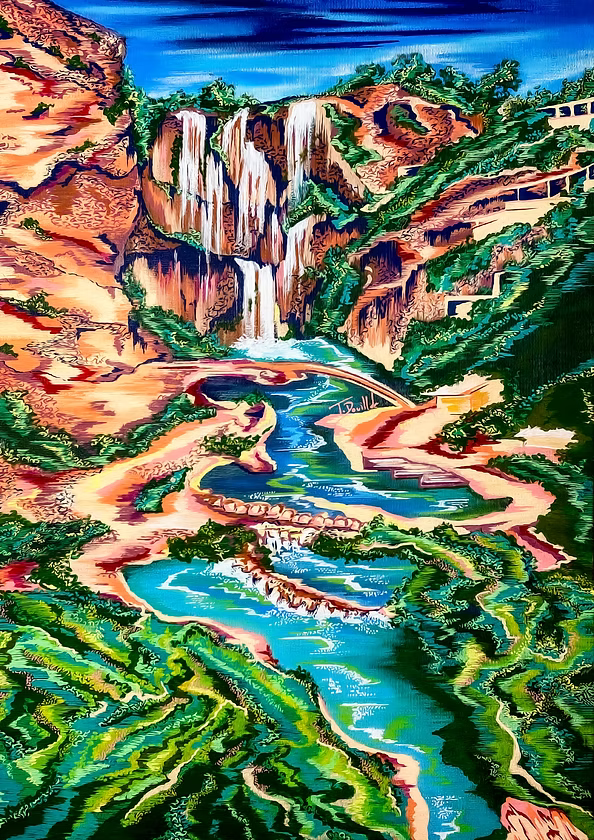 Affiche 'Cascade d'Ouzoud'