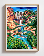 Affiche 'Cascade d'Ouzoud'