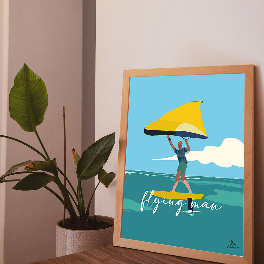 Affiche Flying man