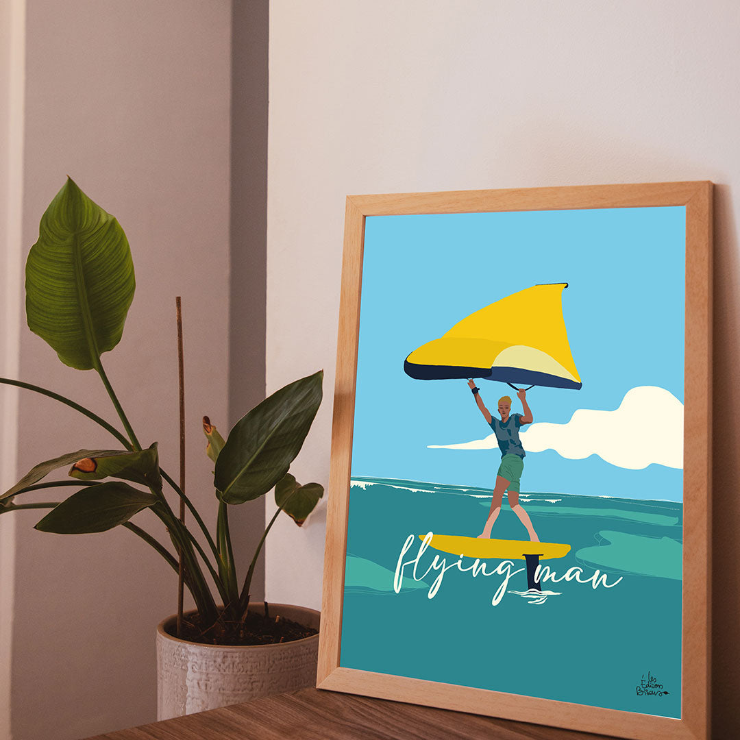 Affiche Flying man