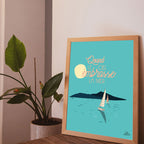 Affiche Quand le ciel embrasse la mer