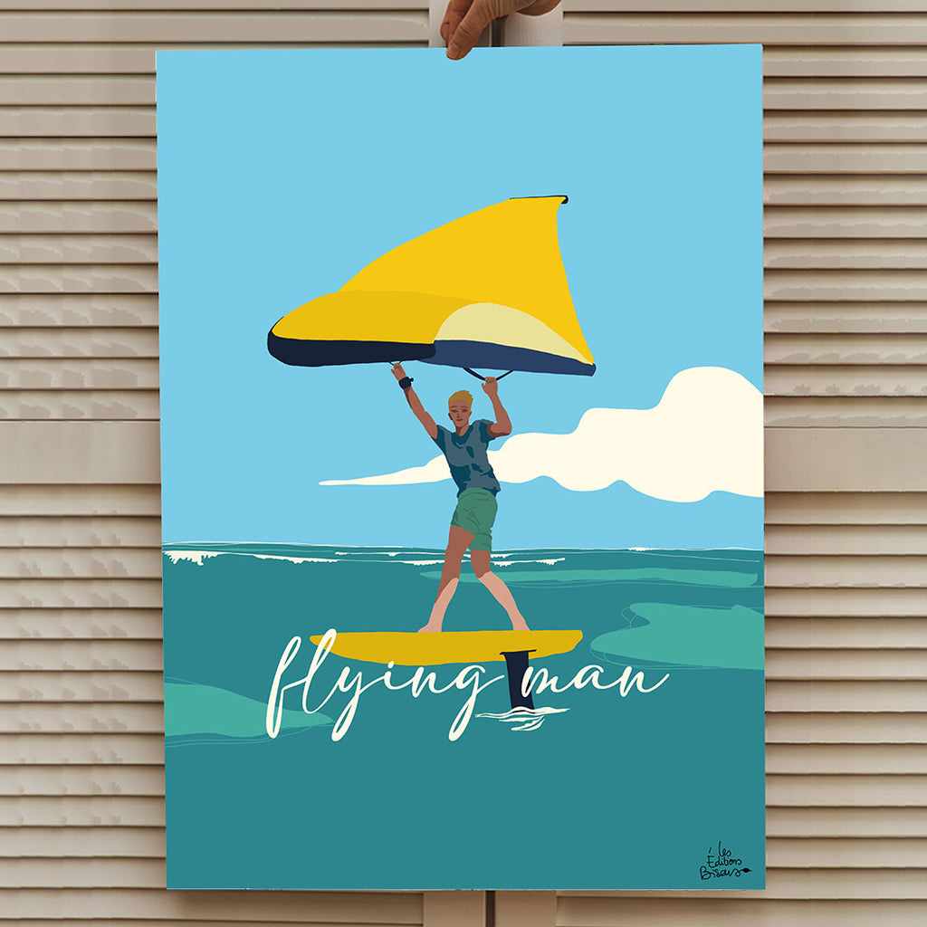 Affiche Flying man