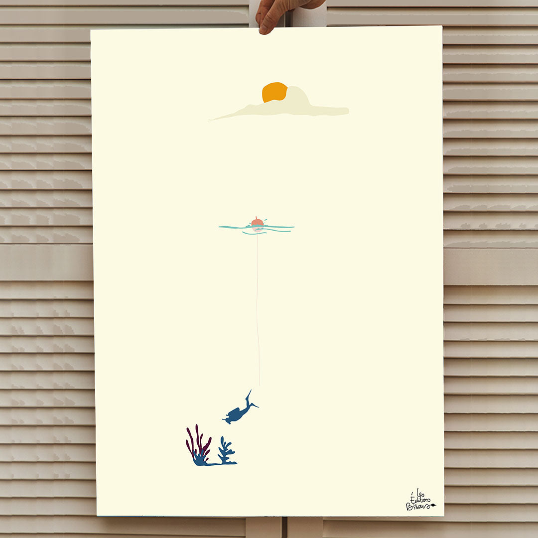 Affiche Le Plongeur