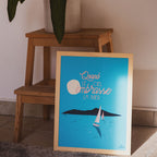 Affiche Quand le ciel embrasse la mer