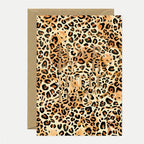 Carte - Happy birthday Léopard