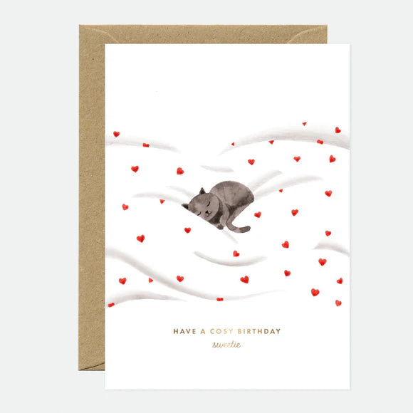 Carte - Have a cosy birthday sweetie