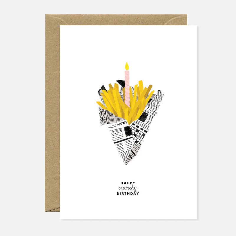 Carte - Happy Crunchy Birthday