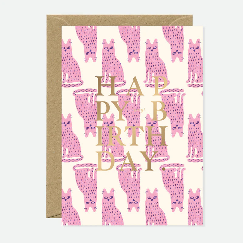 Carte - Happy birthday Stinky Cat