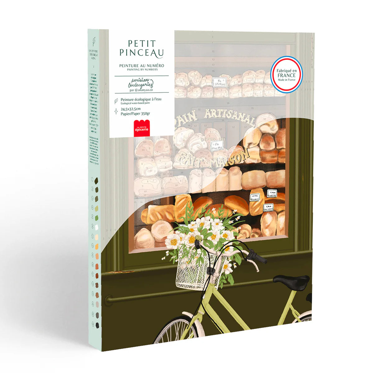 Paint by Number Kit - Parisian Boulangeries