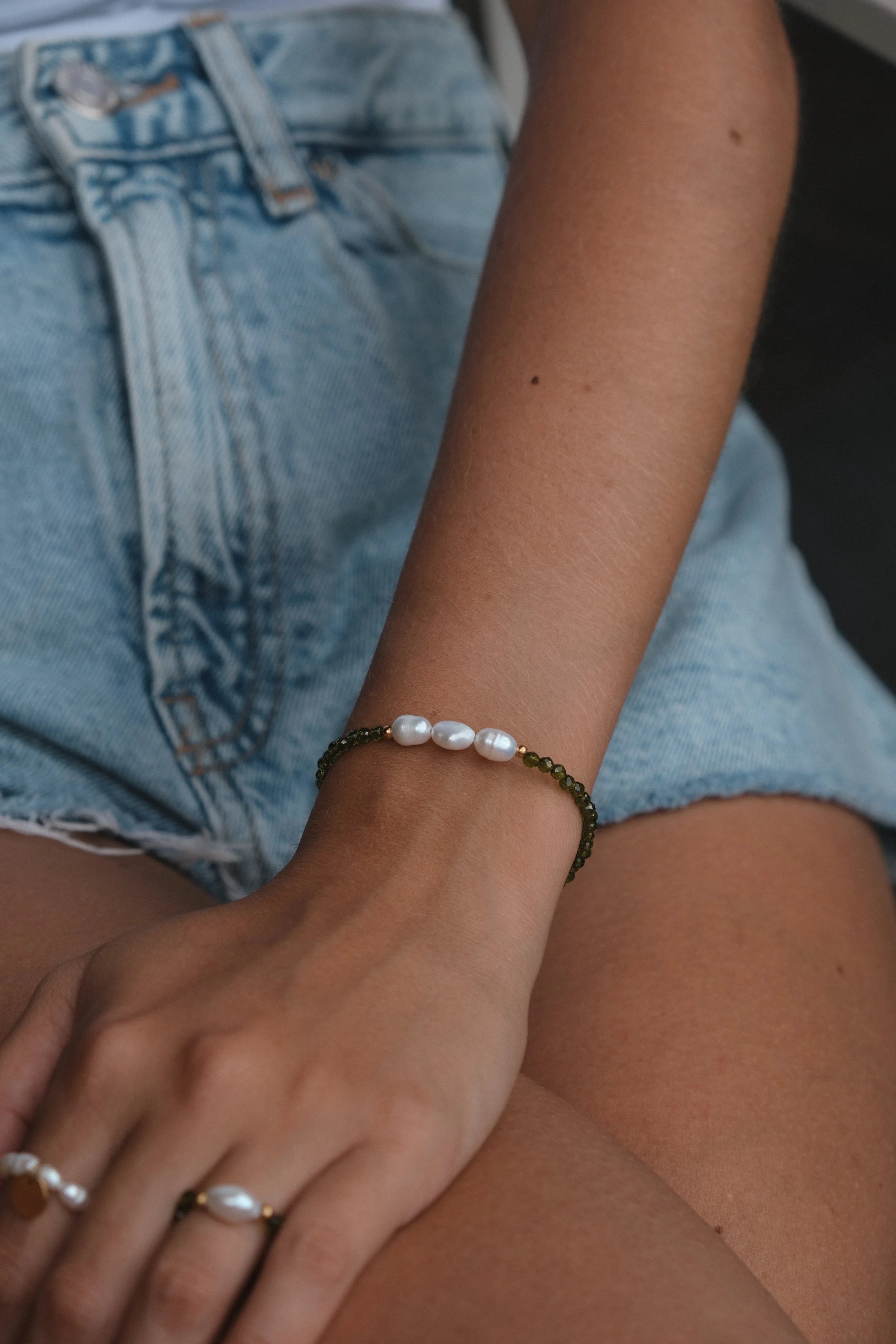 Bracelet Naïa vert