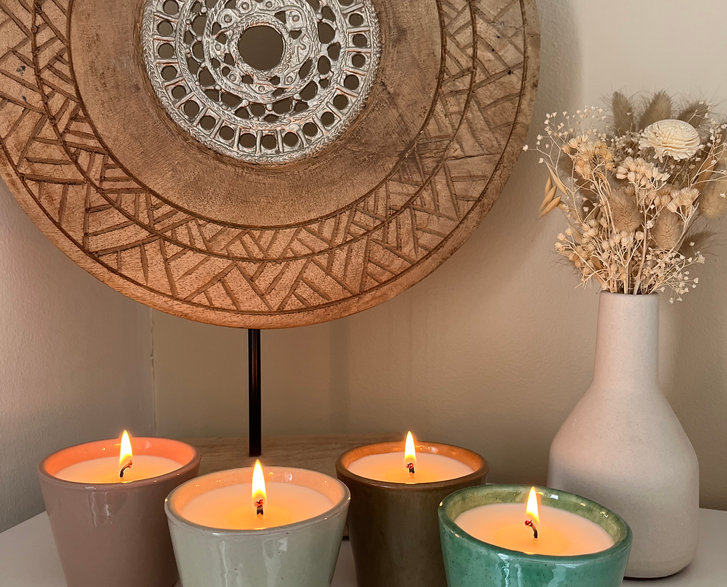 Bougie Spring Marron