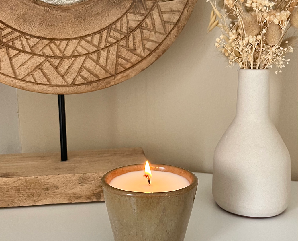 Bougie Spring Marron
