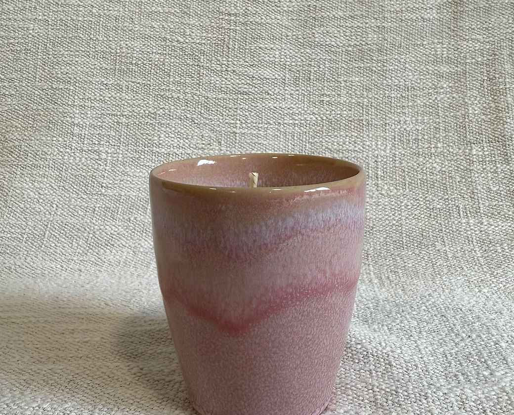 Bougie Cocoon Rose