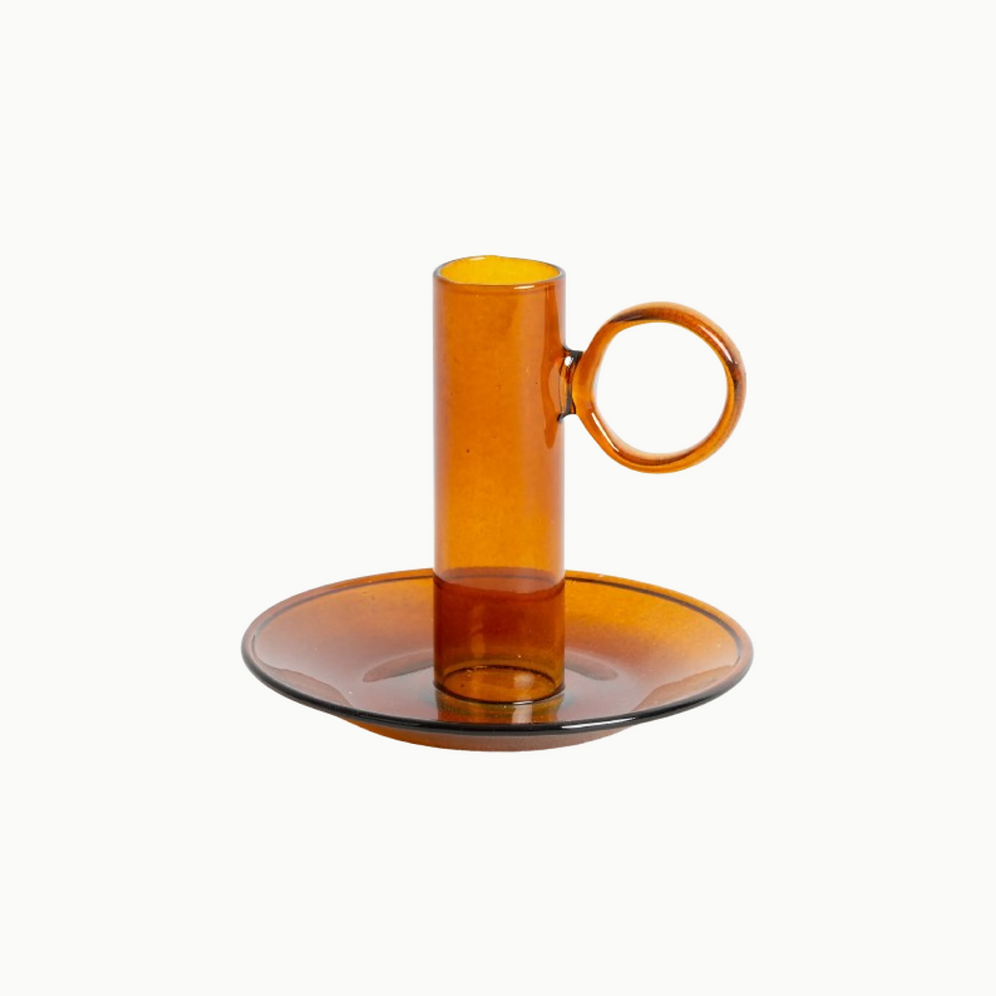 Bougeoir Anja - Ambré