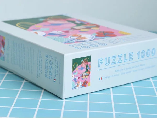 1000 PIECE PUZZLE 68 X 48 CM - GARDEN BODEGON