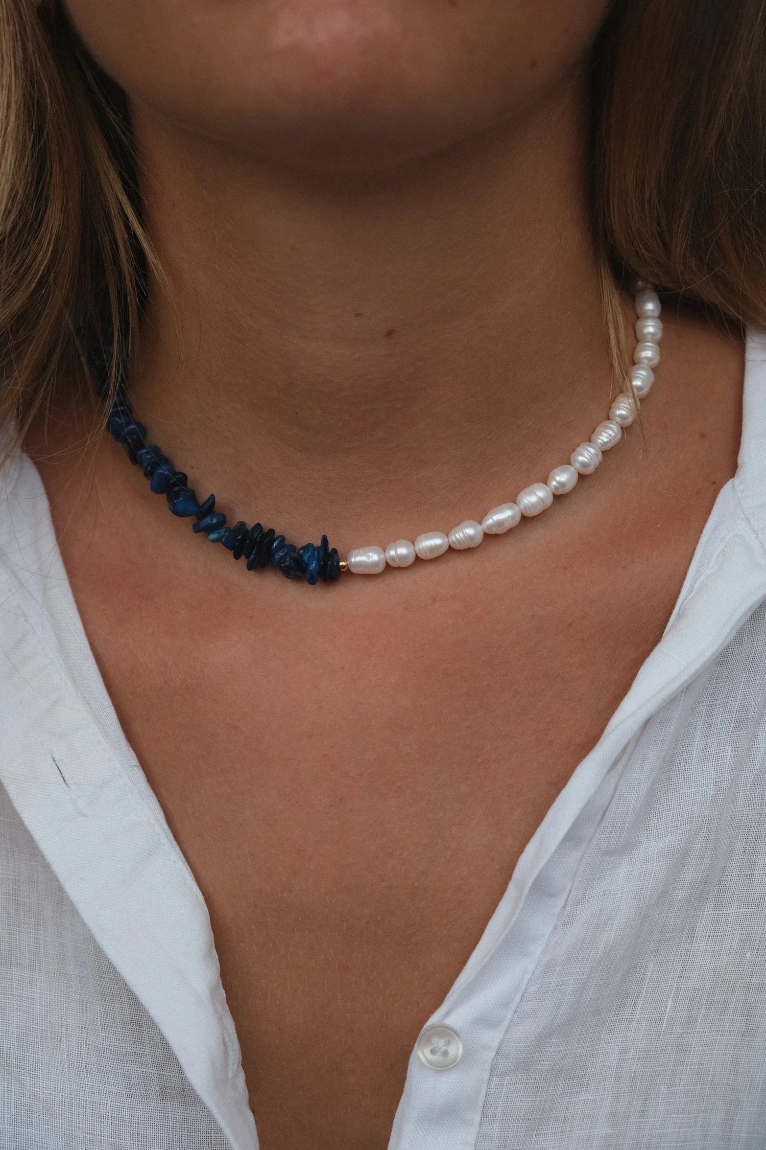 Collier Aïnoa Bleu