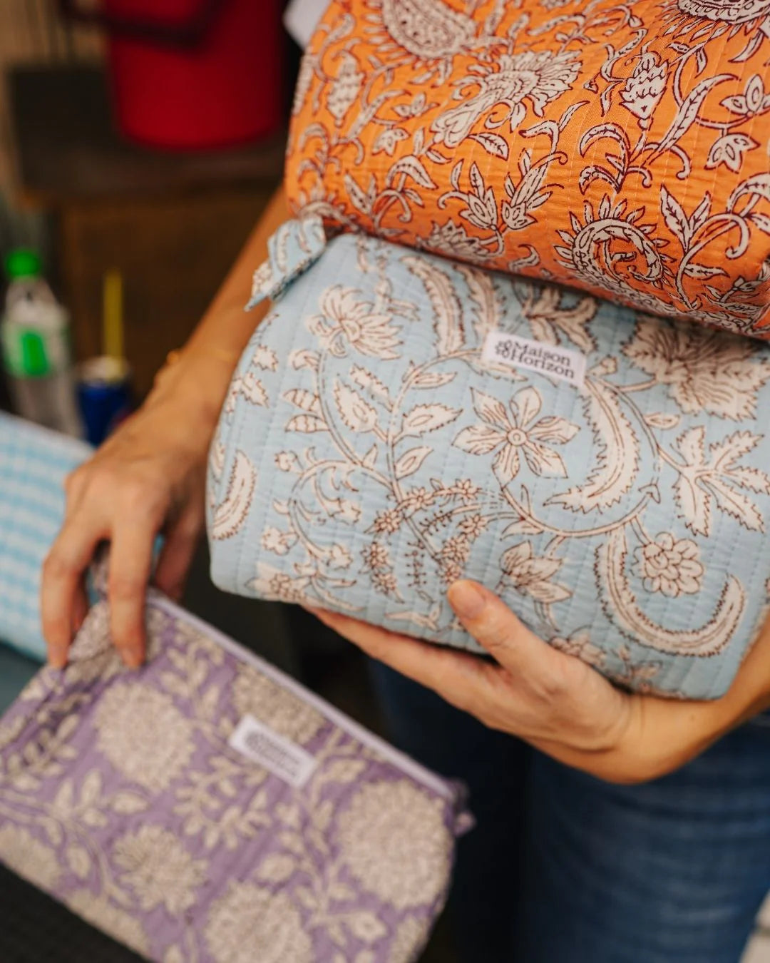 Trousse de toilette Banita Floral lilas