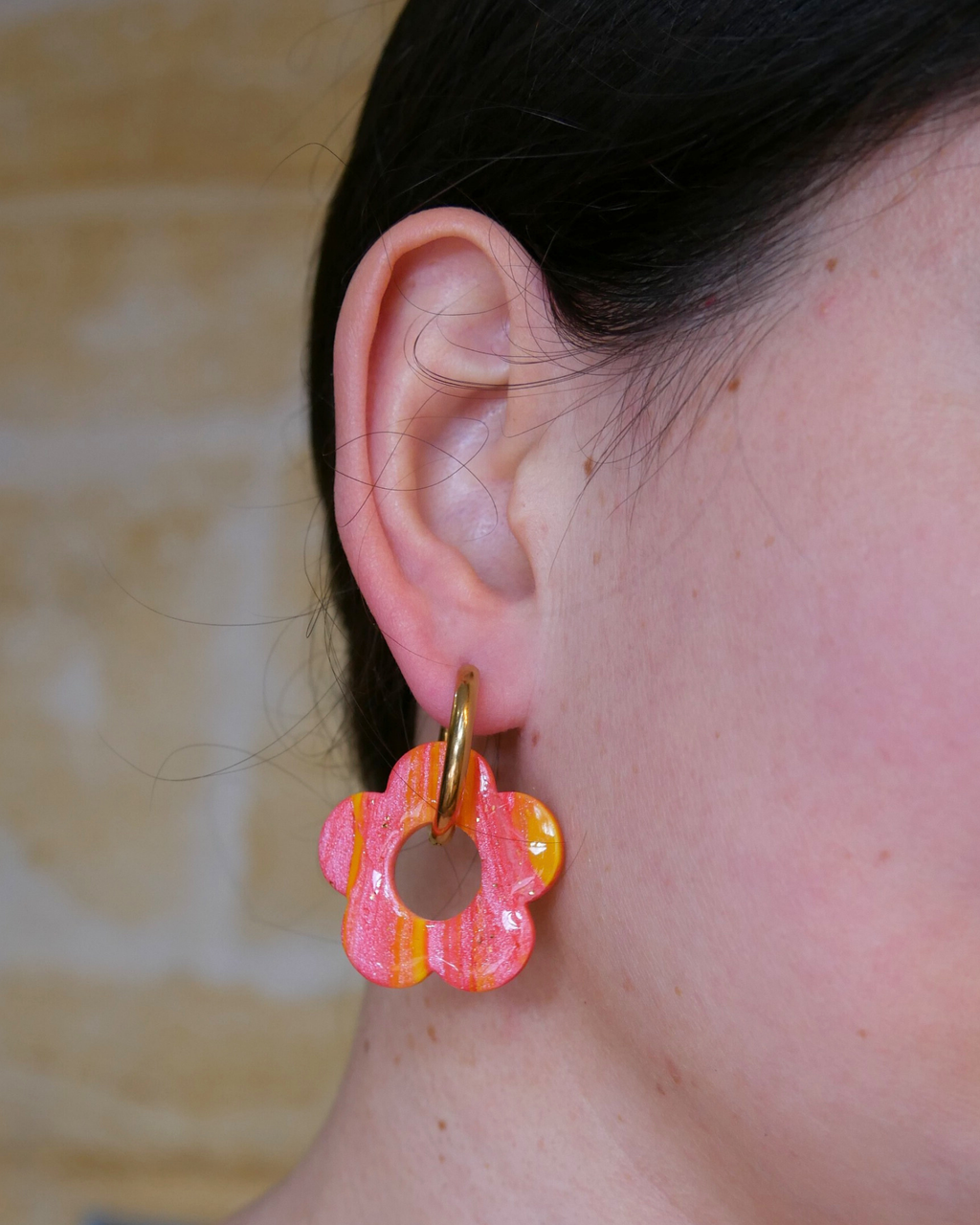 Boucles d'oreilles Cerise