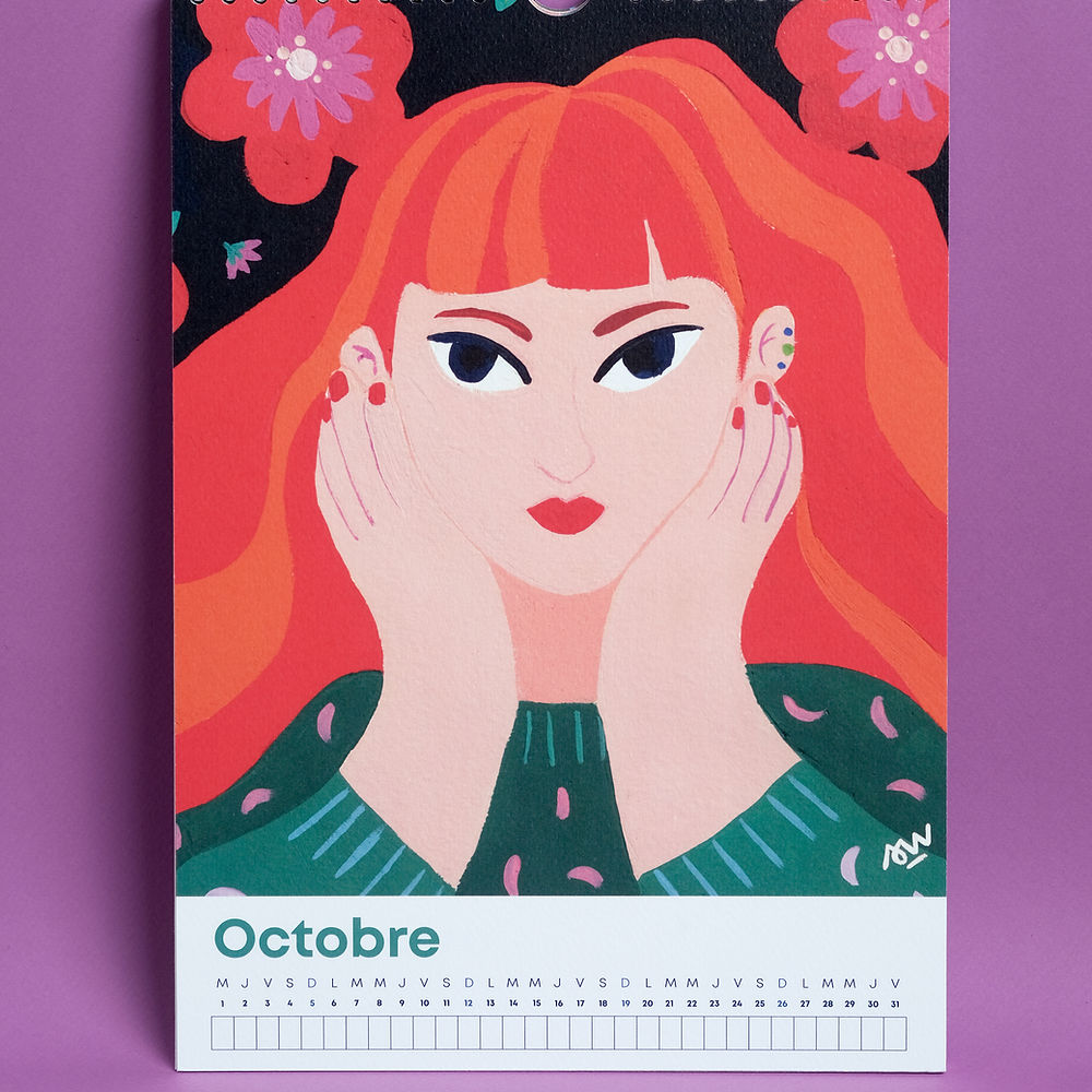 Calendrier illustré 2025