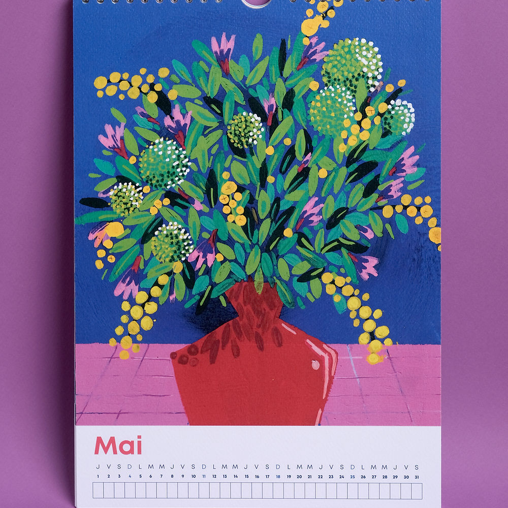 Calendrier illustré 2025