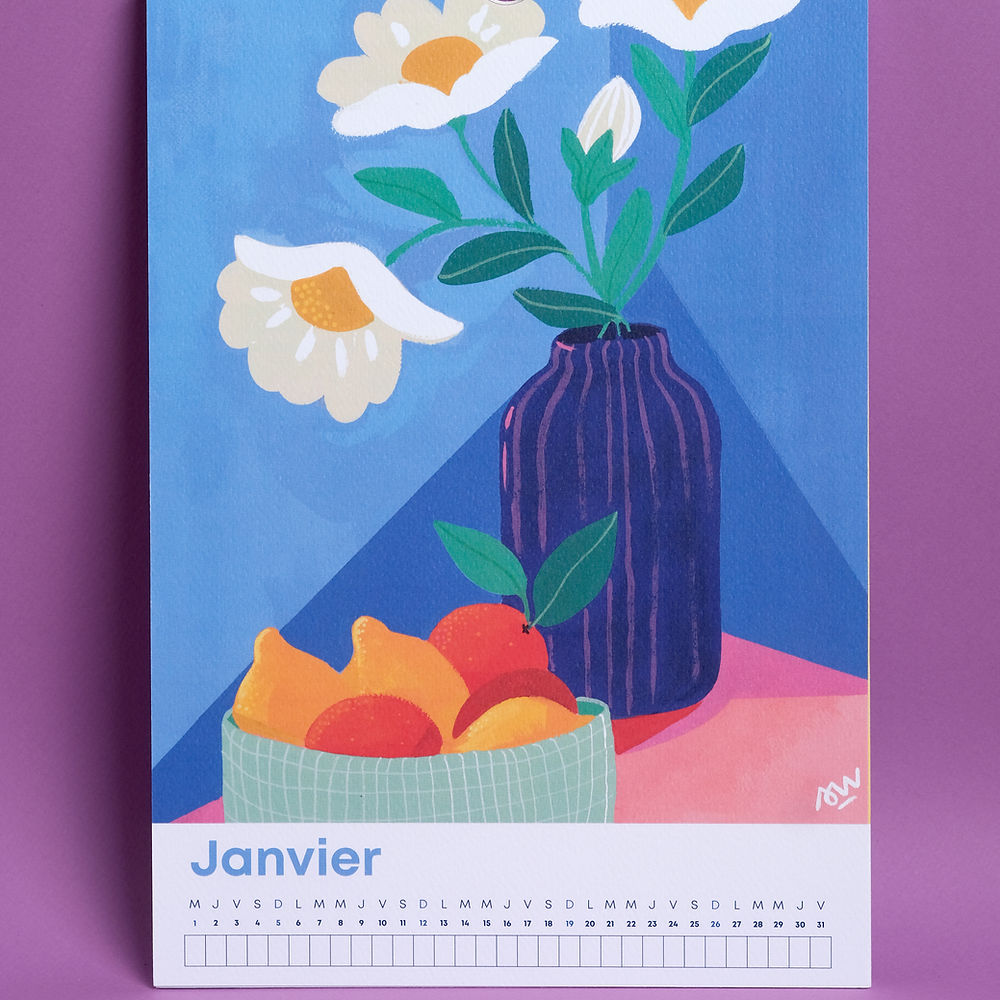 Calendrier illustré 2025