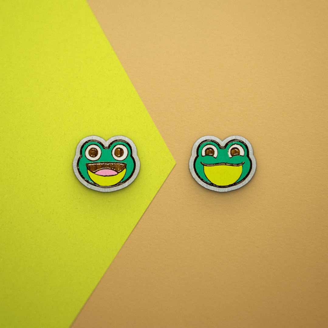 Boucles d'oreilles Grenouille