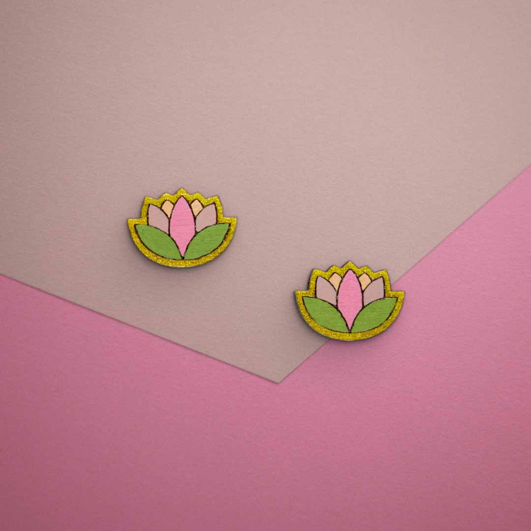 Boucles d'oreilles Lotus