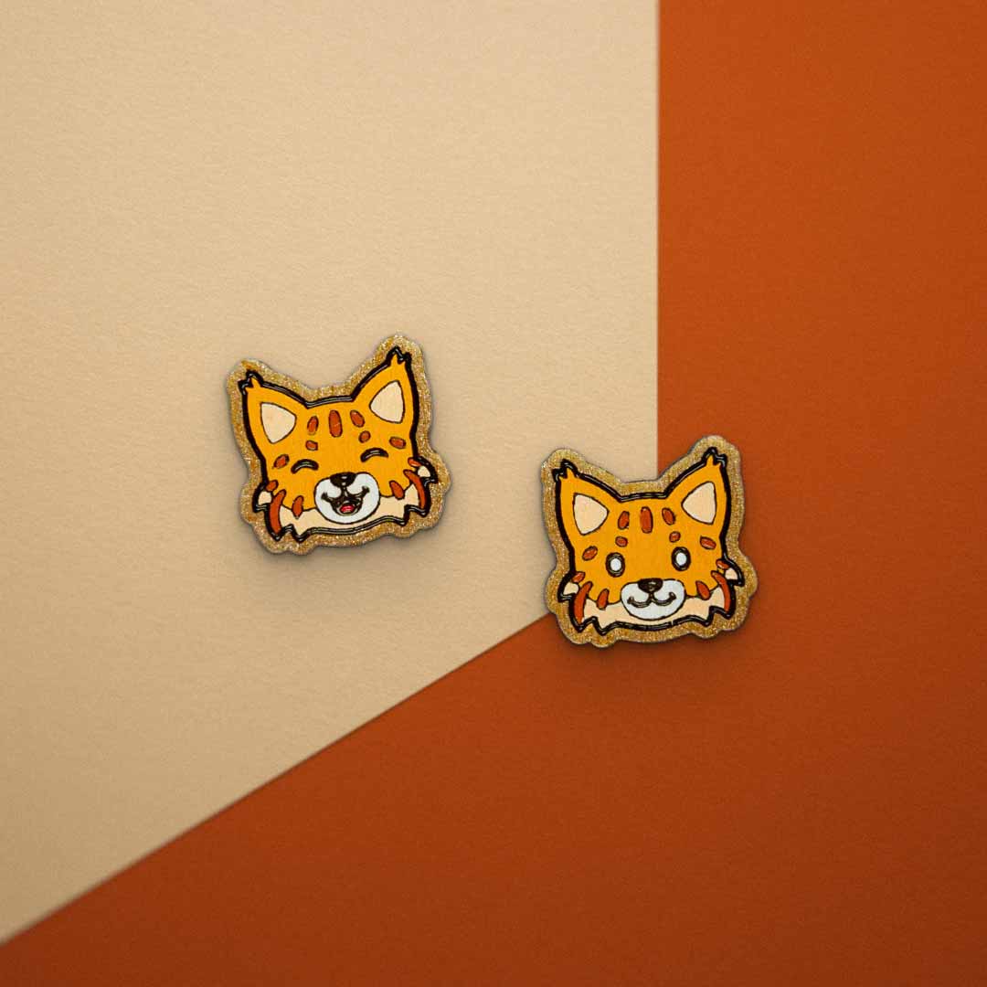 Boucles d'oreilles Lynx