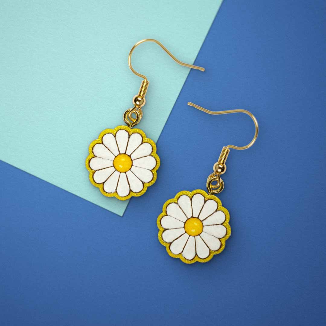 Boucles d'oreilles Paquerette