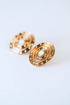 Boucles d'oreilles Talisman pierres nacres